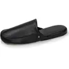 Image de Isotoner Chaussons pantoufles Mules homme ultra confortables et léger en cuir, 44 EU, noir