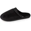 Image de Isotoner Chaussons Mules homme ultra confort mémoire de forme 46 noir/noir