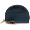 Image de Isotoner Porte-Monnaie Demi-Lune Femme Vert avec Protection RFID