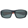 Image de Isotoner Lunettes de soleil mixte adulte sport finition gomme, verres polarisants