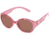 Image de Isotoner Lunettes de soleil fille 7 à 9 ans, forme ronde, verres polycarbonates catégorie 3