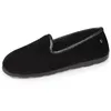 Image de Isotoner Chaussons pantoufles Charentaises femme semelle everywear , 36 EU, noir