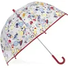 Image de Isotoner Parapluie cloche transparent, ouverture facile et sécurisante, pvc/cosmonaute