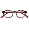 Image de Isotoner Loupes de lecture mixte adulte branches flexibles confort, verres extra fins, +3.50, bordeaux