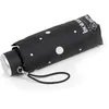 Image de Isotoner Parapluie compact, solide, ultra déperlant, à ouverture manuelle technologie xtra-sec, pois noir/jaune