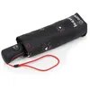 Image de Isotoner Parapluie solide, ultra déperlant, large couverture 98 cm, ouverture/fermeture automatique, technologie xtra-sec, compact et légers, coeur rouge