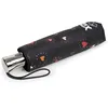 Image de Isotoner Parapluie x-tra solide anti-retournement,23cm, ultra déperlant, ouverture/fermeture automatique, coeur rouge