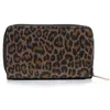 Image de Isotoner Portefeuille Femme zippé Léopard avec Protection RFID