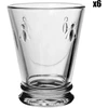 Image de Côté Table - 6 Gobelets Abeilles transparents - 18.5cl OS