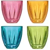 Image de La Rochère-Coffret de 4 verres à eau 4 couleurs-LILY-Origine France Garantie