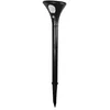 Image de TIBELEC Borne solaire LED à piquer, avec détecteur de mouvement, noire, 6500K blanc-froid, haut.573mm