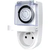 Image de Programmateur Journalier mécanique, IP44, 24 programmes, 3680W - Tibelec