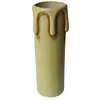 Image de Bougies plastique équipées E14 Tibelec jaune ø24mm x H.85mm