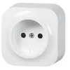 Image de Prise 2 pôles Arnould Profil 3 plastique blanc
