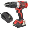 Image de Perceuse visseuse à percussion sans fil 18V Easy Full avec batterie et chargeur rapide - 6 forêts HSS 6 embouts de serrage