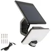 Image de Projecteur solaire avec détecteur de mouvement - 10W - Panneau déportable - Blanc - Eclairage Extérieur Entrée Jardin Patio