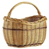 Image de AUBRY GASPARD - Panier Marché Osier "Cottage Charm" - Osier Buff - 40x29x25 cm - Anse Unique Solide - Artisanal Qualité Supérieure - Esthétique Rustique Fonctionnelle - Poids 0,67 kg