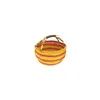Image de Panier - AUBRY GASPARD - Sahel - en jonc - 39 cm - coloris assortis - poignée en cuir