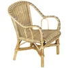 Image de AUBRY GASPARD - Fauteuil Enfant en Rotin Crapaud - Manau et Moelle de Rotin - 41 x 42 x 50 cm - Hauteur d'Assise 27 cm - Design - Idéal pour Chambre d'enfant, Confort et Style Naturel - Empilable