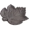 Image de AUBRY GASPARD - Mangeoire Oiseau Feuille en Fonte - Longueur 16,5 cm x Largeur 15 cm x Hauteur 3 cm - Poids 0,67 kg - Solide - pour Fenêtre ou Table de Jardin - Aide à l'Alimentation des Oiseaux