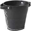 Image de AUBRY GASPARD - Cache-Pot en Pneu Recyclé avec Anses - Dimensions 20 x 20 x 19,5 cm - Idéales pour Plantes Intérieures - Design Elegant - Poids 0,80 kg