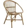 Image de AUBRY GASPARD - Fauteuil en Manau Coque - Hauteur 81 cm x Longueur 62 cm x Profondeur 59 cm - Compatible Extérieur - Entretien Facile - Style Campagne Chic - Confortable et Léger - Poids 4 kg