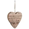 Image de AUBRY GASPARD - Coeur Bouleau à Suspendre - Système d'attache Inclus - 20 x20 x 3 cm - Décoration Artisanale - Idéal Sapin Noël - Style Naturel et Romantique