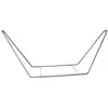 Image de AUBRY GASPARD - Support pour Hamac en Métal - Finition Zinc - Dimensions 290 x 79 x 100 cm - Charge Maximale 120 kg - Démontable - Livré en Kit - Idéal pour Aménagement Jardin - Poids 9 kg