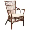 Image de AUBRY GASPARD - Fauteuil Rotin Manille - Rotin Naturel - Coussins Coton/Polyester - Hauteur 102 cm - Assise 50 cm - Longueur 70 cm - Profondeur 65 cm - Extérieur - Coussin Déhoussable - Livré Monté