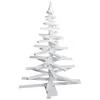 Image de AUBRY GASPARD - Sapin en Bois Blanchi - Ø 76 cm x Hauteur 110 cm - Accessoire de Décoration Maison - Montage Facile - Idéal pour Ambiance Festive et Elegante
