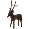 Image de AUBRY GASPARD - Cerf sur Pied Petit Modèle - Sarment de Vigne - Hauteur 60 cm x Longueur 36 cm x Profondeur 20 cm - Poids 0.83 kg - Élégant Ornement de Noël - Idéal pour Décoration Intérieure