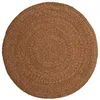 Image de AUBRY GASPARD - Tapis Rond en Jonc de Mer Naturel - Ø 180 cm - Design Résistant - Idéal pour Salon et Chambre - Poids 7 kg - Parfait pour Une Déco Intérieure Authentique