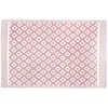 Image de AUBRY GASPARD - Tapis Extérieur Polypropylène Maya - Vieux Rose 120x180 cm - Tissé Main - Réversible - Résistant UV Intempéries - Plastique Recyclé - Entretien Facile Eau Savonneuse