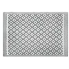 Image de AUBRY GASPARD - Tapis d'Extérieur en Polypropylène Maya - Gris - Longueur 180 cm x Largeur 120 cm - Résistant aux UV et Intempéries - Motifs Géométriques Réversibles - Tissé à la Main - Poids 0,97 kg