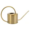 Image de AUBRY GASPARD - Arrosoir en Métal Doré 1,3 L pour Arrosage Jardin et Humidification De Plantes - Dimensions 36,5X13X19 cm - Élégant et Durable - Doré - Taille Unique