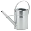 Image de AUBRY GASPARD - Arrosoir en Métal Galvanisé 3,5L - Design Rond et Moderne - Idéal pour Arrosage Jardin et Récupération d'eau - Couleur Argent - Taille Ø15 H20-28