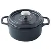Image de Invicta - Cocotte ronde en fonte émaillée 20cm noir
