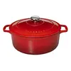 Image de Chasseur 4720 ronde-20 cm Cocotte ronde, 2.5 liters, Rubis (intérieur Noir)