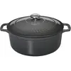 Image de Chasseur 11832489 Cocotte ronde, Fonte émaillée, Gris Urbain, 24 cm