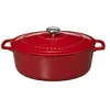 Image de Chasseur Cocotte ovale, rouge piment, 29 cm