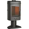 Image de Poêle à bois INVICTA Mesnil - Puissance optimale 8 kW - Max: 12kW- Bûches 34 cm max - Fonte - Fabriqué en France - Ecodesign