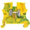 Image de 037171 Legrand Borne de jonction vert jaune à vis Viking 4mm² - pas 6mm - 1 jonction: 1 entrée 1 sortie
