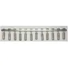 Image de Legrand 039415 Barreau liaison 35mm2 prémonté nu 12 blocs jonction Viking 3 à vis - pas 15 mm
