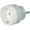 Image de Legrand - Adaptateur 2P+T 16A 230V - fiche standard germanique sur prise standard français, voyager, Gris/Blanc