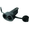 Image de Prolongateur caoutchouc 2 prises de courant 2P+T 16A IP44 IK08 avec anneau de suspension