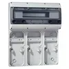 Image de Legrand 057704 Embase avec Rail 20 Modules, Jusqu'à 9 Prises pour Plastron 280mm x 125mm, Composer un Coffret, 16A, 501mm x 405mm, Multicolore
