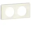 Image de Plaque de finition 2 postes Legrand Céliane 0 693 52 coloris songe (porcelaine) l.170 x P.8,5 x H.82 mm