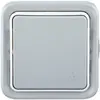 Image de Legrand 069711 Interrupteur ou va-et-vient Étanche, Plexo Complet Saillie, 10AX 250V, Gris