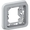 Image de Legrand - Plaque étanche support Plexo 1 poste pour montage en encastré - gris