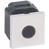 Image de Legrand 076666 Interrupteur à Effleurement Mosaic, 2 Modules, 10AX, Blanc Antimicrobien